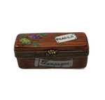 Vineyard Delights - Hand-Painted Champagne Limoges Box