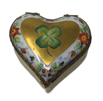 Heart of Gold with Lucky Charms Limoges Box