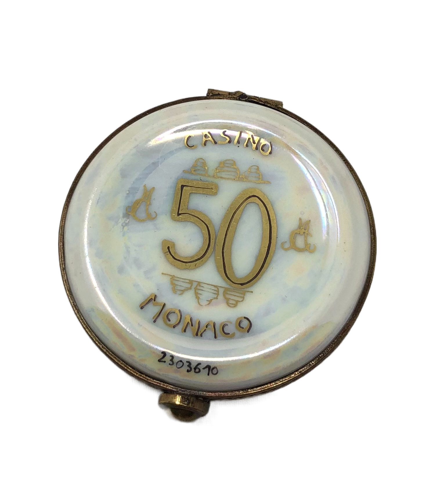 Lucky Chip: Monaco Casino Inspired Limoges Box