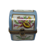 Melodies of Elegance: Lute and Horn Limoges Chest