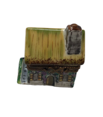 Enchanted Cottage: Illuminated Blue Stone Limoges Box