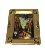 Golden Frame Serenity: Parisian Garden Limoges Box