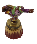 Mischievous Maestro: Carnival Monkey Limoges Box