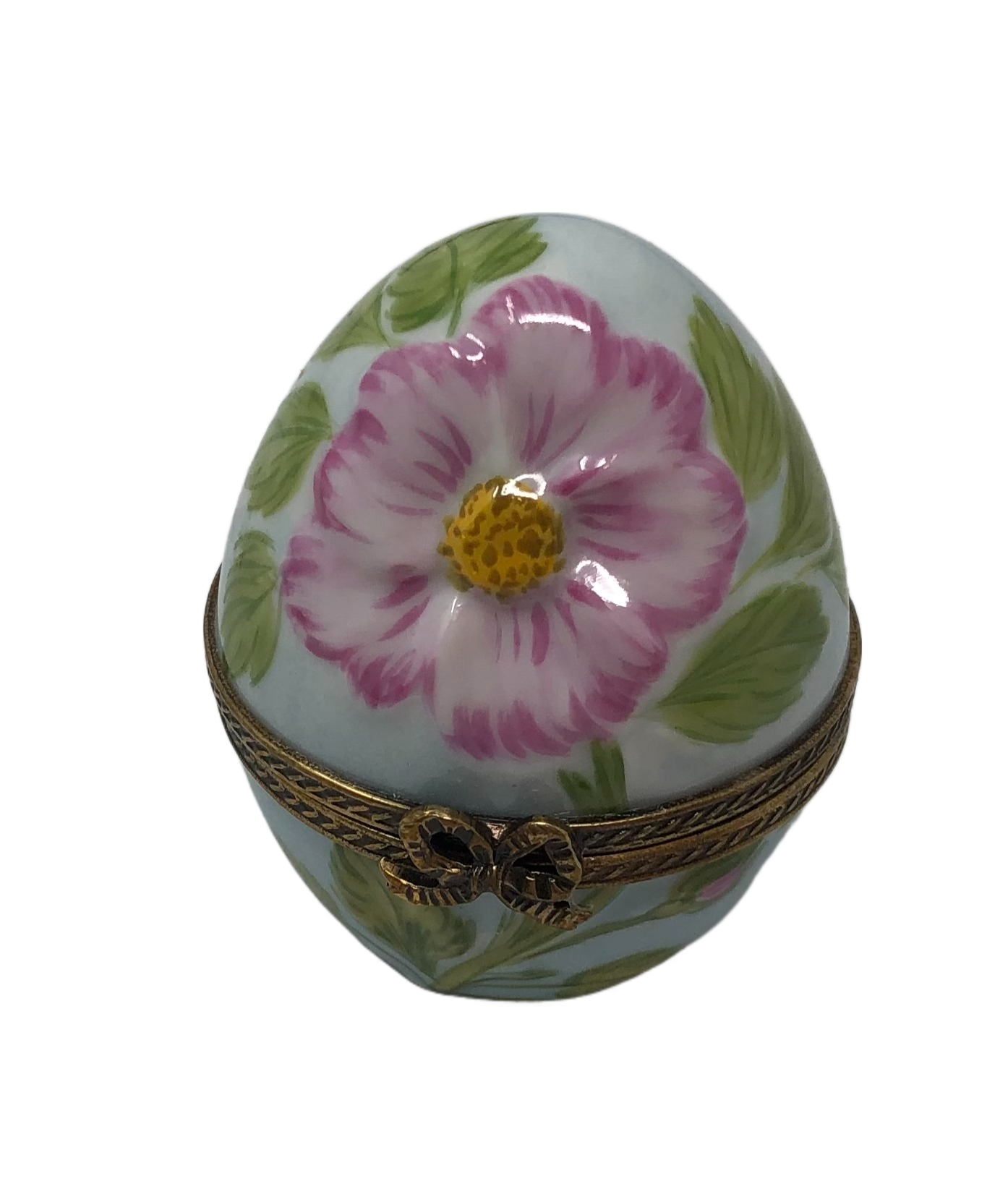 Springtime Serenity: Baby Blue Egg Limoges Box