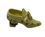 Golden Glamour: Yellow Women's Shoe Limoges Box