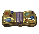 Puzzle Chic: Golden Bowties Limoges Box