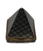 Enchanting Reflections: Glass Pyramid Limoges Box
