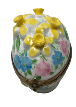 Blooming Radiance: Yellow Flower Limoges Box