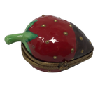 Sweet Indulgence: Chocolate Dipped Strawberry Limoges Box