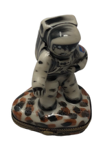 Celestial Explorations: Astronaut Landing Limoges Box