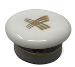 Seafarer's Delight: Nautical Captain's Hat Limoges Box