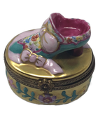 Teal Elegance: Women's Shoe Limoges Box