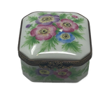 Blossoming Beauty: Floral Rectangular Limoges Box