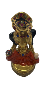 Divine Radiance: Golden Goddess Limoges Box