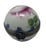 Ethereal Blooms: White Sphere Limoges Box