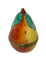 Gilded Harvest: Limoges Box - Golden Pear