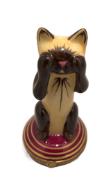 Whisker Wonderland - The Siamese Surprise Limoges Box