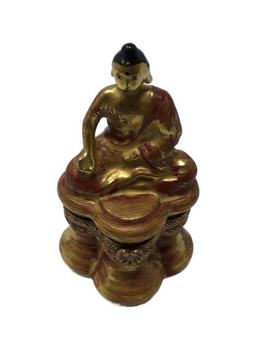 Golden Buddha Serenity - Handcrafted Limoges Box