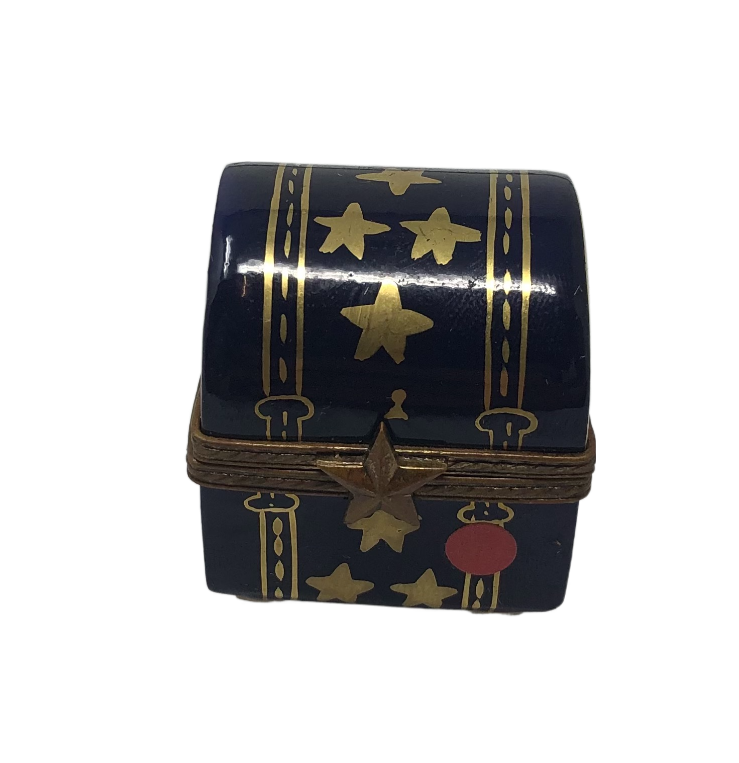 Starry Night Treasure - Midnight Blue Chest Limoges Box