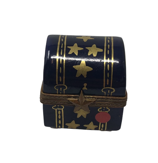 Starry Night Treasure - Midnight Blue Chest Limoges Box