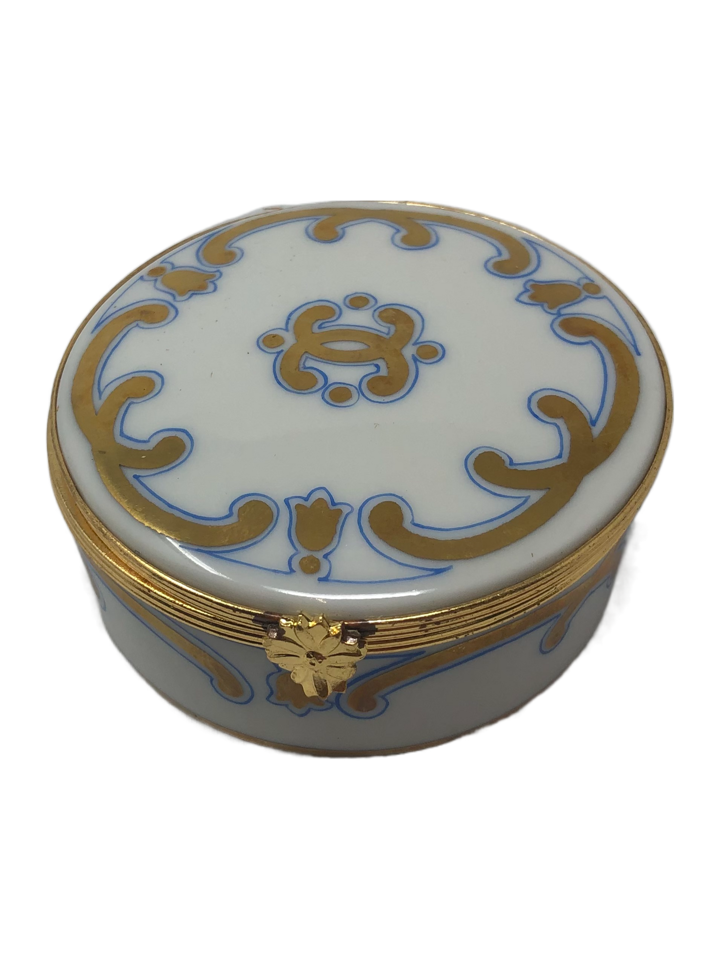 Couture Chic - CC Inspired Limoges Circle Box