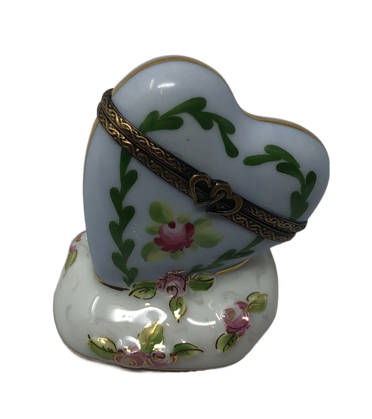 Blooming Love: Heart-shaped Floral Limoges Box