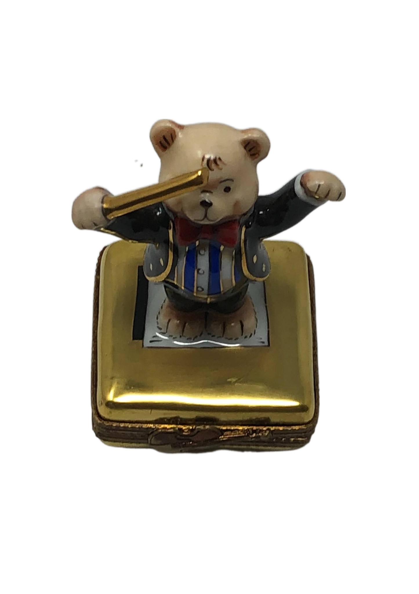 Maestro Bear: Conductor's Delight Limoges Box
