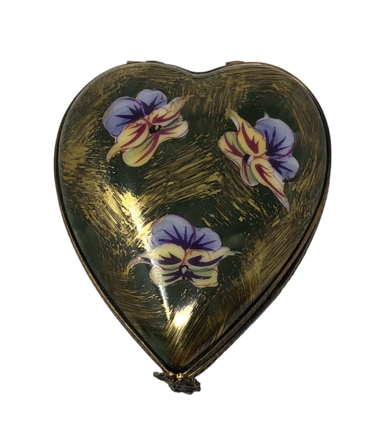 Enchanted Garden: Green Heart Limoges Box