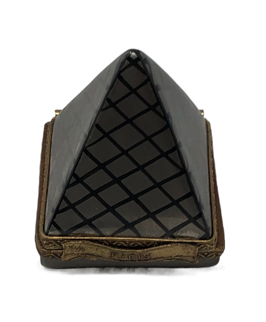 Enchanting Reflections: Glass Pyramid Limoges Box