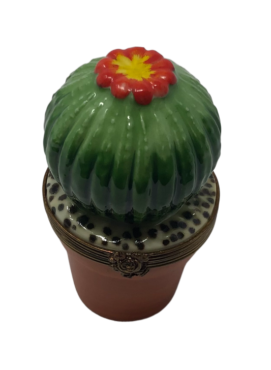 Desert Delights: Cactus in Pot Limoges Box