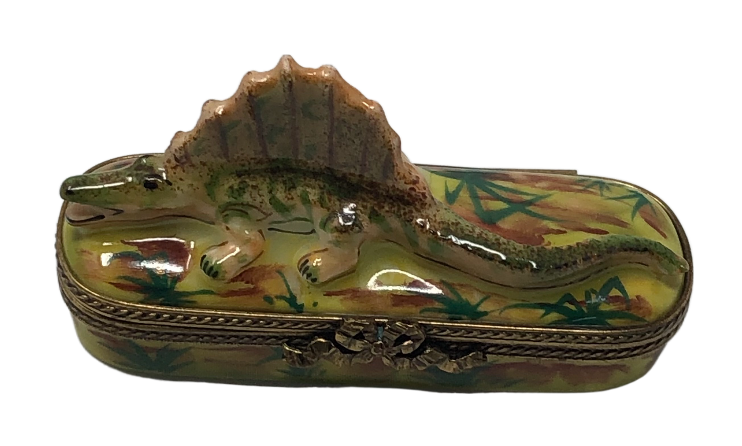 Jurassic Gems: Dimetrodon Limoges Box