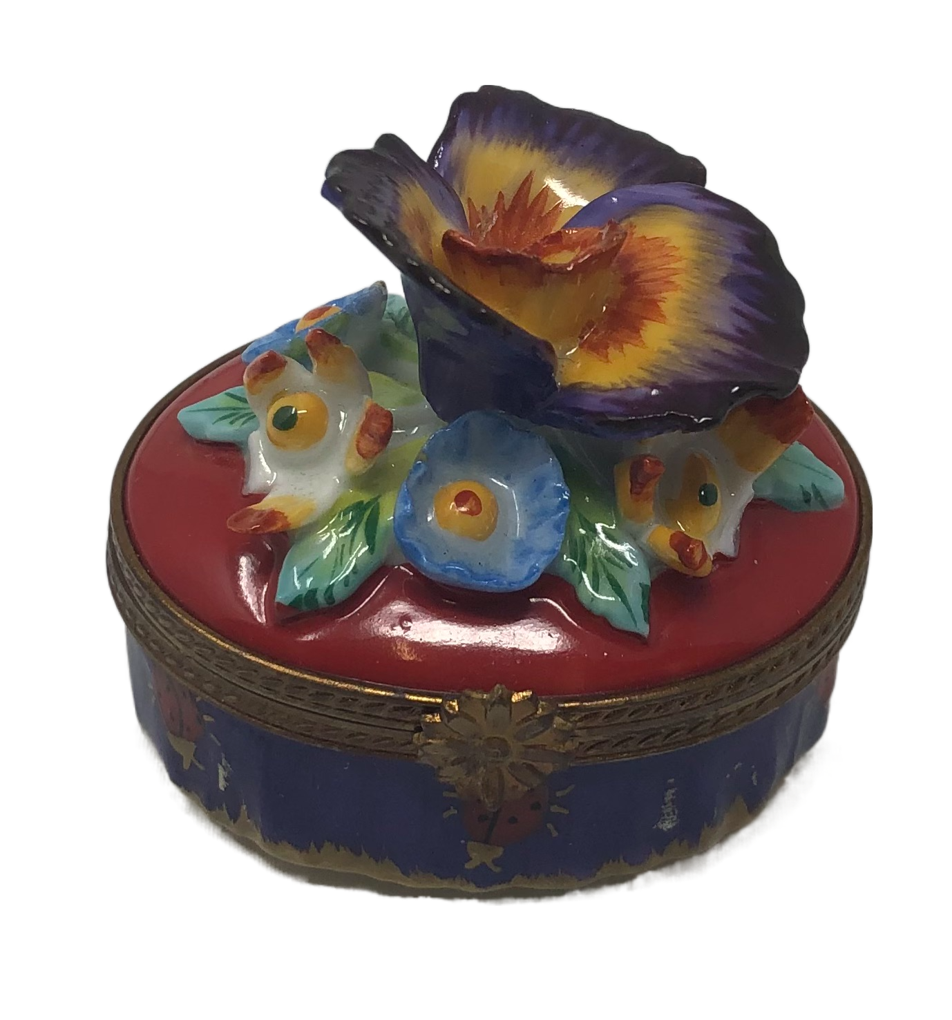 Regal Elegance: Floral Splendor Limoges Box