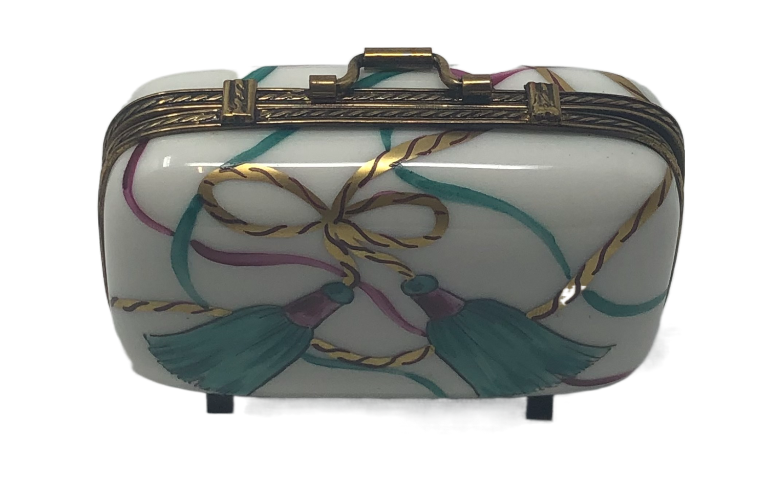 Elegance in Tranquility: Limoges White Trunk Box