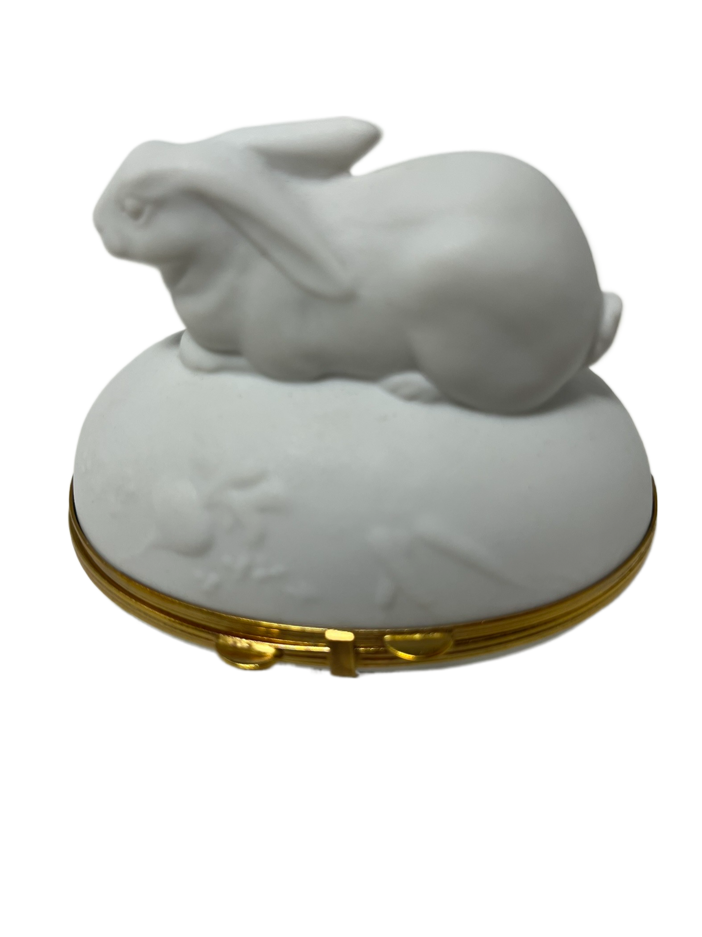 Whimsical Delight: Limoges Box - White Rabbit