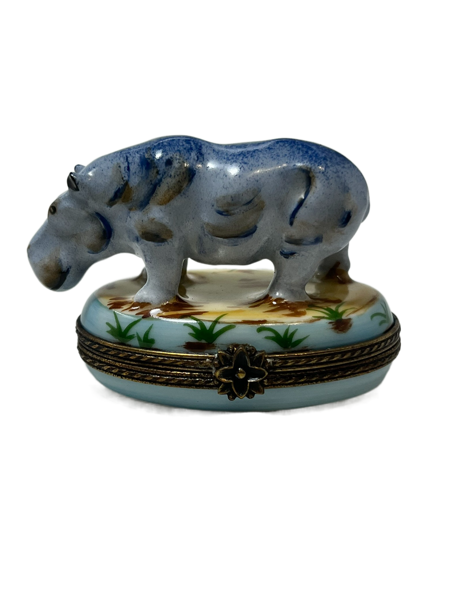 Hip and Unique: Limoges Box - Hippopotamus Shaped