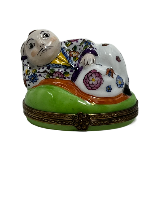 Floral Dreamer: Limoges Box - Whimsical Meadow Man